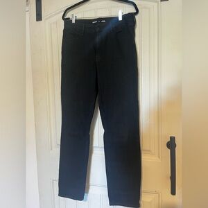 Old Navy high rise straight black jeans size 12
